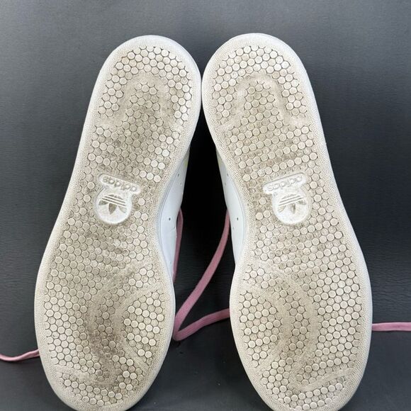 Adidas Stan Smith 'Doodle - White Pink' athletic sneaker shoes womens size 8.5 - Picture 8 of 8